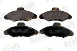 KRAFT Automotive Piduriklotsi komplekt,  ketaspidur 6002080