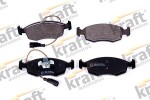 KRAFT Automotive Piduriklotsi komplekt,  ketaspidur 6003061