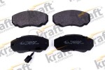 KRAFT Automotive Piduriklotsi komplekt,  ketaspidur 6003425