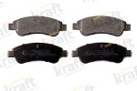 KRAFT Automotive Piduriklotsi komplekt,  ketaspidur 6006051