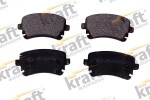 KRAFT Automotive Piduriklotsi komplekt,  ketaspidur 6010070