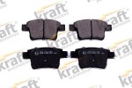 KRAFT Automotive Piduriklotsi komplekt,  ketaspidur 6012128