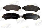 KRAFT Automotive Piduriklotsi komplekt,  ketaspidur 6013102