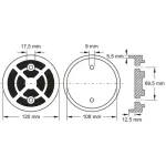 Käpapadi 120x108x32 mm