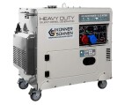 Elektrigeneraator mootori tüüp: Diisel 230/400V, maksimaalne võimsus: 6,5/7,5kW, nimivool: 14,4/28,26A, padrunid: 1x16A (400V), 1x32A (230V); algus: elektriline, faasivariatsioonisüsteemiga VTS