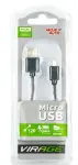 Moje Auto Virage Micro USB juhe 120cm musta värvi
