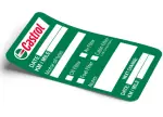 Castrol Õlivahetuse kleepsud rullis 100tk