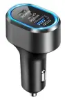 зарядное устройство авто 2 X USB тип-C + USB 85W
