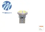 лампа LED, 2шт., W5W, 12V, max. 0,64W, Цвет светлый белый, цоколь W2,1X9,5D, транспортных средств без CAN-bus süsteemita