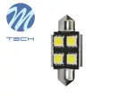 лампа LED, 2шт., C5W, 24V, max. 1W, Цвет светлый белый, тип разъeм SV8,5-8, транспортных средств canbus системой