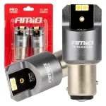 LED CANBUS PRO series BAY15D P21/5W 4x3030 SMD White 12/24V AMIO