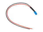 LED-DIOOD 5mm sinine 12V 20cm kaabliga