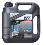 Poolsünteetiline liqui moly 4t mootoriõli 10w30 liqui moly street 4L 4t, api sm jaso ma-2 poolsünteetiline