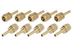 EUROPEGAS LPG 6K0-D6 X10 / connector faro 180° fi 6 - copper - 10 pcs
