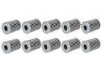 CERTOOLS LPG CF-107-2-Z X10 / steam filter - 10, f-779-bd (fiberglass with mesh, wys. 58 mm, szer. 39/42 mm, śr. 17 mm)