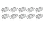 CERTOOLS LPG F-781-16-2X12 X10 / gas filter f-781 - disposable, , wej. 1 x 16 mm, wyj. 2 x 12 mm (thin, aluminum, 10 pcs.)