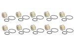CERTOOLS LPG KN-217-Z/10 / repair kit - pack of 10 pcs., tomasetto solenoid valve (integrated) - paper filter insert and two sealing O-rings. insert with metal bottoms