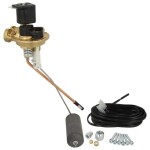 TOMASETTO LPG MVAT0A03.1P 270/30 / cylindrical multi valve right, for tanks with a diameter of up to 270mm, outlet diameter 6mm (without filler)