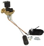 TOMASETTO LPG MVAT0A04.1P 300/30 / cylindrical multi valve right, for tanks with a diameter of up to 300mm, outlet diameter 6mm (without filler)
