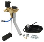 TOMASETTO LPG MVAT0A08.1P 180-190/3 / toroidal multi-valve internal, for tanks with a height of up to 180-190mm, outlet diameter 6mm (without filler)