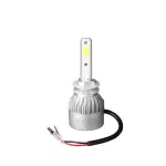 12v/24v h27w/1 led лампочки Комплект 40/80w pg13 880 6500k 10000lm 2шт m-tech