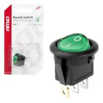 Lüliti ümmargune rohelise LED valgustusega 12/24v 20A Amio