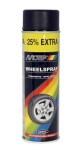 Universaalvärv / veljevärv velg SPRAY matt must 500ml aerosool, Motip