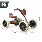 Laste pedaalidega kart Berg Buzzy Retro roheline