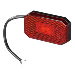 Tagatuli punane LED 12/24V 80x44mm