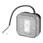 Esituli valge LED 12/24V 65x65mm