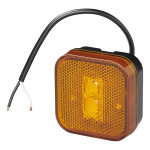 Küljetuli kollane LED 12/24V 65x65mm