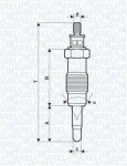 MAGNETI MARELLI Hõõgküünal 11V 062580704304