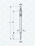 MAGNETI MARELLI Hõõgküünal 11V 062900030304