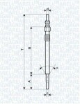 MAGNETI MARELLI Hõõgküünal 11V 062900047304