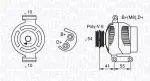 MAGNETI MARELLI Generaator 12V 063377028010