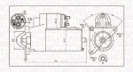 MAGNETI MARELLI Starter 12V 063720373010