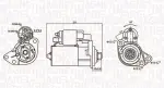MAGNETI MARELLI Starter 12V 063721062010