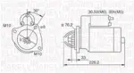 MAGNETI MARELLI Starter 12V 063721067010