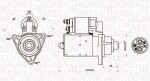 MAGNETI MARELLI Starter 12V 063721176010