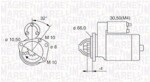 MAGNETI MARELLI Starter 12V 063721207010