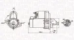MAGNETI MARELLI Starter 12V 063721257010