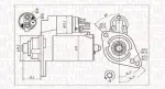 MAGNETI MARELLI Starter 12V 063721293010
