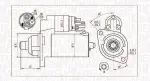 MAGNETI MARELLI Starter 12V 063721323010
