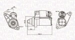 MAGNETI MARELLI Starter 12V 063721330010