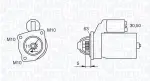 MAGNETI MARELLI Starter 12V 063721377010