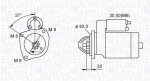 MAGNETI MARELLI Starter 12V 063721449010