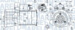 MAGNETI MARELLI Starter 12V 063721491010