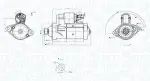 MAGNETI MARELLI Starter 12V 063726156010