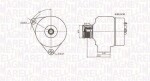 MAGNETI MARELLI Generaator 12V 063731209010