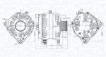 MAGNETI MARELLI Generaator 12V 063731513010